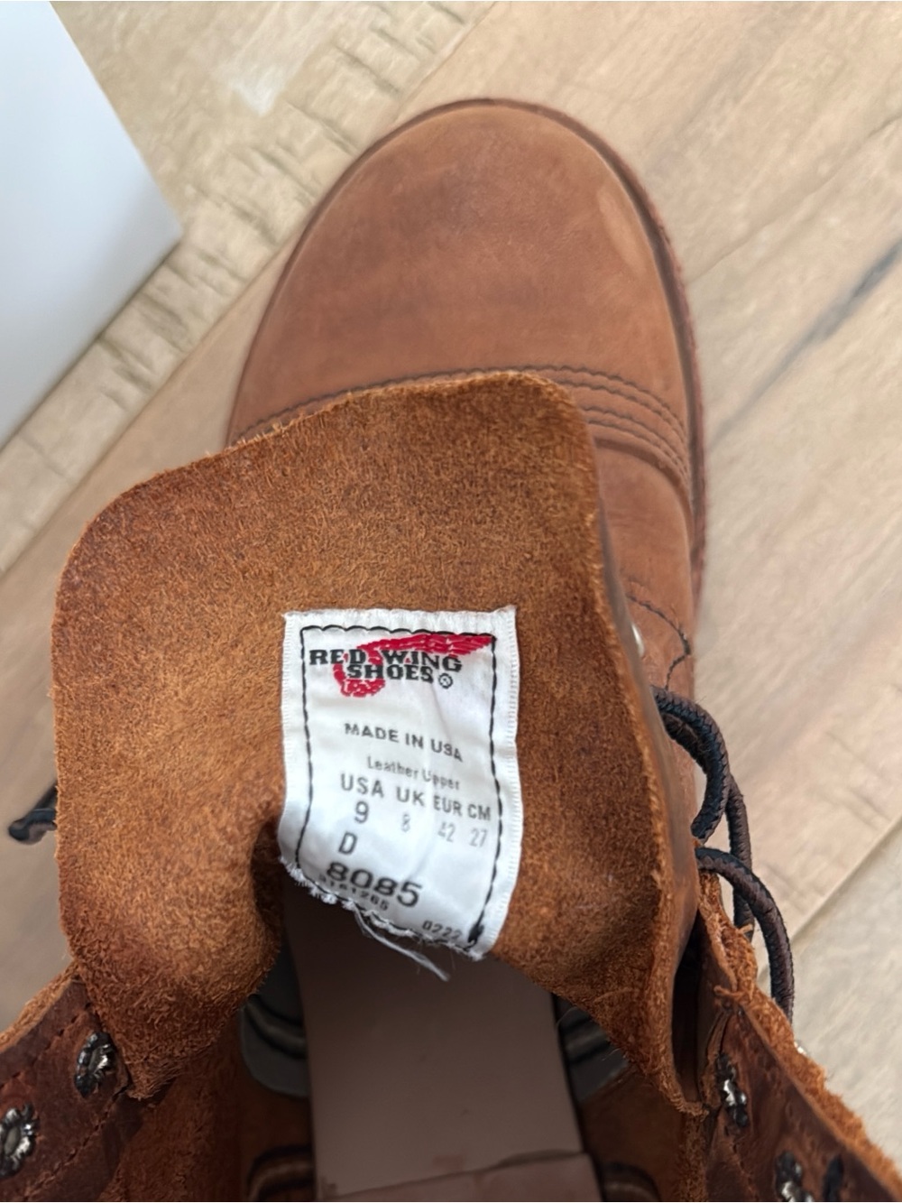 Red Wing Iron Ranger Cap Toe Boots Size 9 - Picture 6 of 6